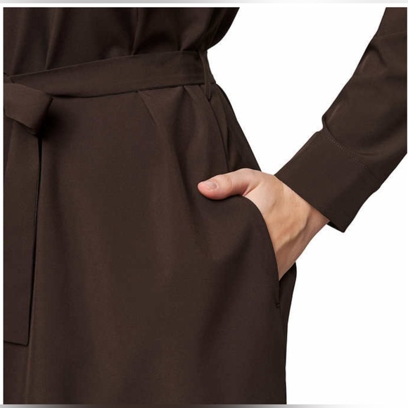 Modern ambition, long sleeve, tie, waist, shirt, dress, size L - Picture 5 of 6